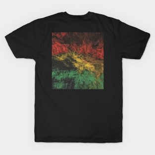 Red Yellow Green Black T-Shirt